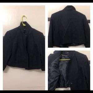 New Short Navy Blue Pea Cock Light Weight Coat